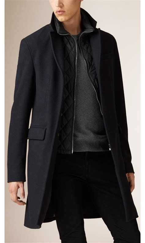 burberry long coats|burberry navy wool coat.